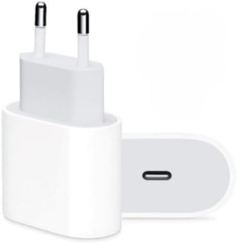 25W USB-C Power Adapter - 220V Fast Charging Type C Charging Adapter (White)