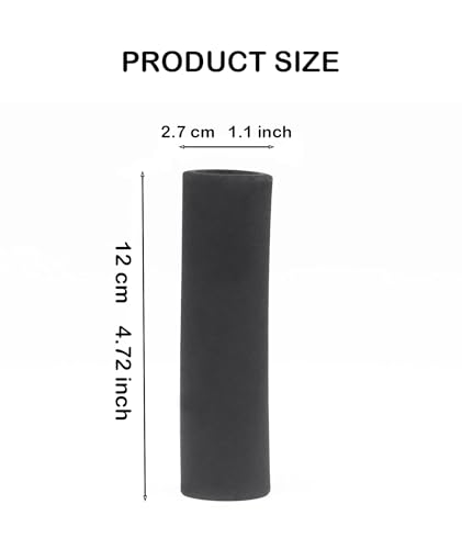 Image of Bike Handle Grip, Soft Grips for Motorcycle Handle, Bike Handle Grip Cover for Hand Fatigue Reduction, Comfortable Non-Slip Cycle Handle Cover, 12cm Length Fits 2.6-3.0cm Handlebars