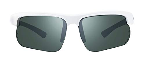Revo Semi-Rimless Rectangle Sunglasses