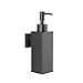 BGL Czarny dozownik mydła, montowany na ścianie dozownik do mycia rąk, dozownik płynu ze stali nierdzewnej 304 do codziennego użytku