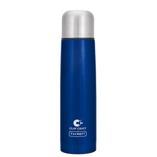 Image of Clay Craft Vacbott Terra Double Walled|18 Hours Hot and 24 Hours Cold Vacuum Insulated|Thermosteel| Flask Bottle 1000 ml|Bottles for Office|Travelling|BPA-Free|BIS Certified|1Year Limited Warranty
