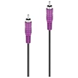 INSIGNIA 15 ft Subwoofer Cable, RCA Audio Cable for Powered Subwoofers, Home Theater Receivers, Amplifiers & Sound Systems