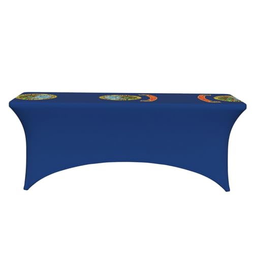 Nappe de table extensible élasthanne 1,8m Idaho lavable banquet mariage - 3