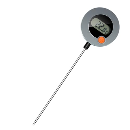 MUCKLILY Digital Kitchen Food Thermometer Precision Cooking Probe for Milk Water Oil Instant Read Heat Resistant Magnetic Design for Safe Cooking