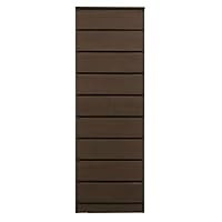 Amazon｜日本製 スリム 幅60cm 9段タワーチェスト ハイチェスト 完成品