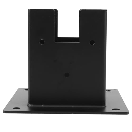 LALAFINA 郵便受け用ポストベースプロテクター 耐久性アイアン製 安定固定可能 滑り止め設計 デッキ柱保護 取り付け簡単 ホームデコ対応