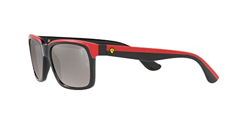 Image of Ray-Ban RB4393m Scuderia Ferrari Collection Rectangular Sunglasses