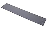 HN Kernstützen Metallwaren Rasenkante, Beeteinfassung und Wegbegrenzung aus Metall in feuerverzinkt 18,5 cm x 1,20 m; 3,45 m; 5,70 m; 11,40 m; 21,60 m, Farbe :Grau, Verlegelänge :1er Set 1.20 m
