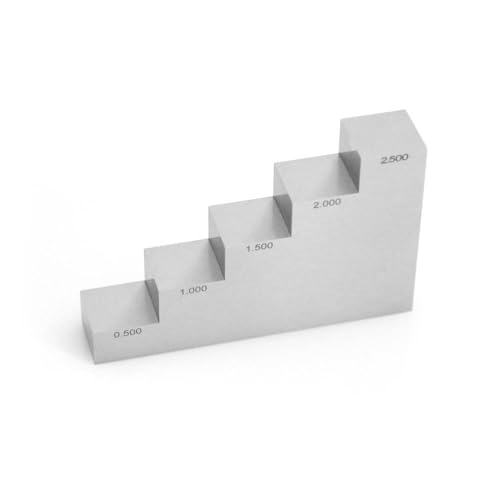 1018 Bloques de Calibración de Acero para Calibrador de Espesor Ultrasónico con Grosor 0.500" 1.000" 1.500" 2.000" 2.500" miniatura 2