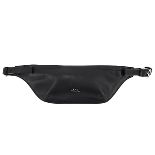 アーペーセー A.P.C. メンズ ベルトバッグ SAC CELNTURE NINO PUAAT H62215 LZZ NOIR ブラック 23ss (NOIR) [並行輸入品]