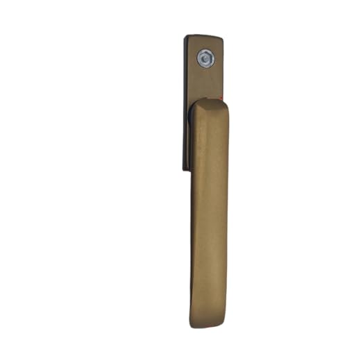 Manillas Para Ventanas Aleación de aluminio con llave, pantalla en forma espada, puerta y ventana giratorias integradas, manija plana