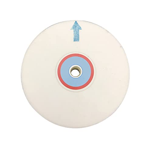 YTGZS Chleifbockscheibe Schleifscheibe Material für Harte Materialien weißer Korund Außendurchmesser 200mm Lochdurchmesser 32mm Dicke 20mm,80 grit Cover