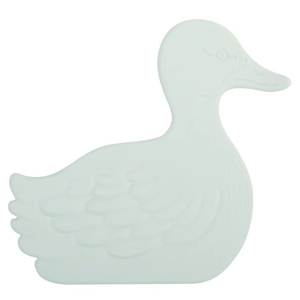 MSV Ducks Non-Slip Bath Mats, White, Set of 5