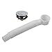 Shower Tub Bathtub Waste Drain, Alloy and Brass Push Button Floor Drain for Bathroom, for Easy Install Drain Assembly