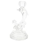 Candélabre en verre: matériau en verre de fabriqué avec des performances stables et, pratique à utiliser, petits bougeoirs