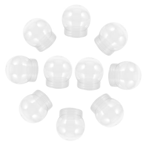 PartyKindom 24 Piezas Accesorios para Bolas De Nieve Manualidad Navideña con Globos De Nieve Kit De Globo De Nieve Artesanía Globo De Nieve Navidad Globo De Navidad Su Transparente El Plastico