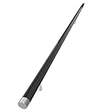 Riyyow Black Wood Stairs Pandrail, Seniors Discapacitados para discapacitados Barras de Agarre para Pasos Deck Porch Soporte de Pared Loft, Kit de Acero...