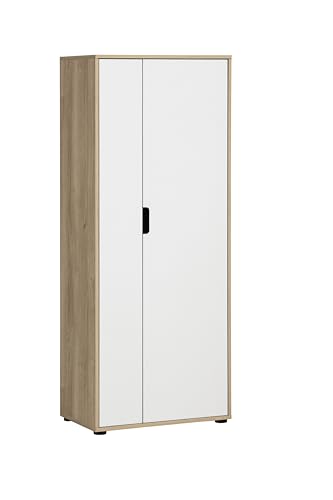 Schildmeyer Aktenschrank Emmik 702041, weißeiche Dekor/mattweiß, 65 x 41 x 163,6 cm Schildmeyer Aktenschrank Emmik 702041, weißeiche Dekor/mattweiß, 65 x 41 x 163,6 cm