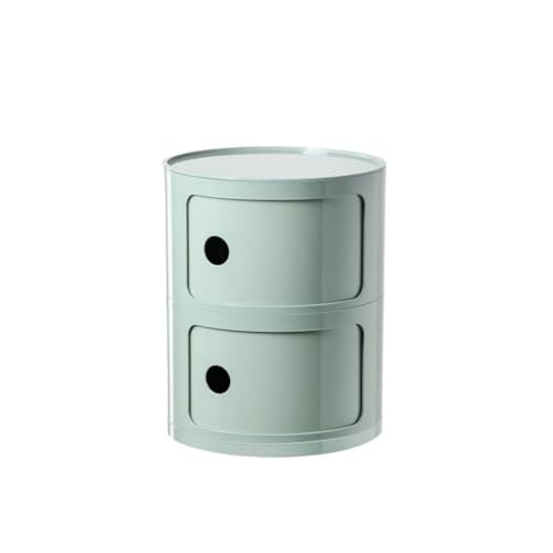 Comodino moderno con cassetti e porta scorrevole, 2/3/4 ripiani per camera da letto, struttura versatile in plastica