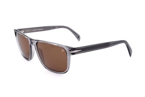 David Beckham DB 1060/S Transparent Grey/Brown 57/17/145 men Sunglasses