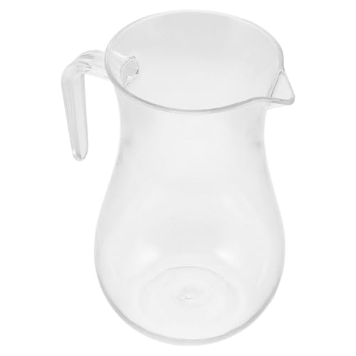 BESPORTBLE Decanter per Vino in Acrilico PC da 600 Ml, Brocca per Succo e Bevande Funzione Antigoccia, per Bar e Feste