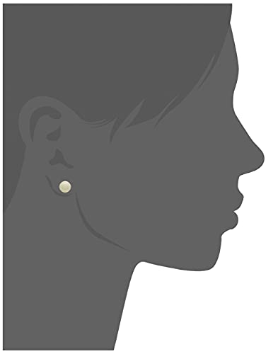 Image of Anne Klein Women's Pearl Stud Earrings, Layered Statement Fashion Jewelry for Everyday and Evening Wear