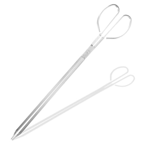 Ciieeo Pinzas para Chimenea de Acero Inoxidable Tenazas Pesadas para Leña y Agarre Firme para Barbacoa y Recogida de Basura Mango Ergonómico Resistente al Calor