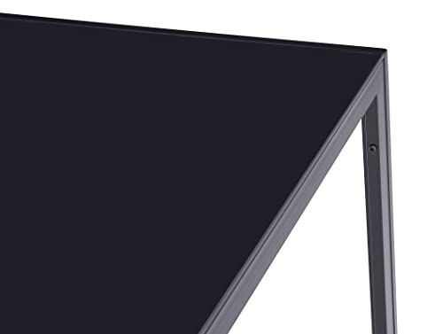 Lepfun Dining Room Kitchen Small Spaces Dinner Table Home Furniture Rectangular Modern, Black #TOP3