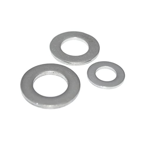 Washers M27 Stainless Steel V2A Pack of 6 Washers 28 x 50 x 4 mm Stainless Steel A2 VA DIN 125, ISO 7089 - Form A - Image 2