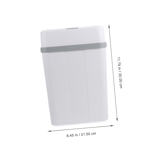 Tacho de basura plástico rectangular con sensor automático miniatura 3