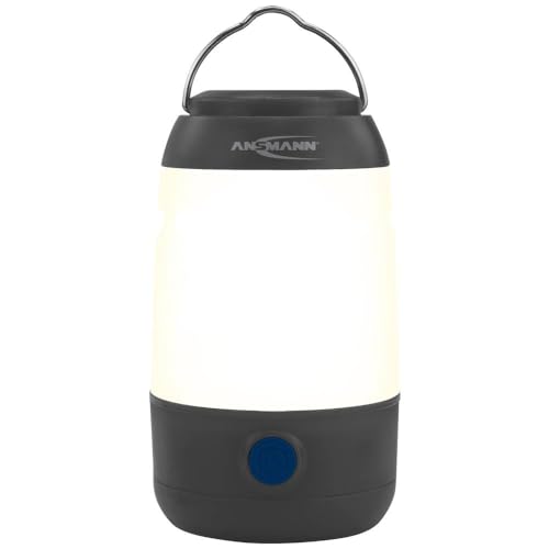 Ansmann Mini LED Campinglampe Dimmbar - Inklusive 3x AAA Batterien