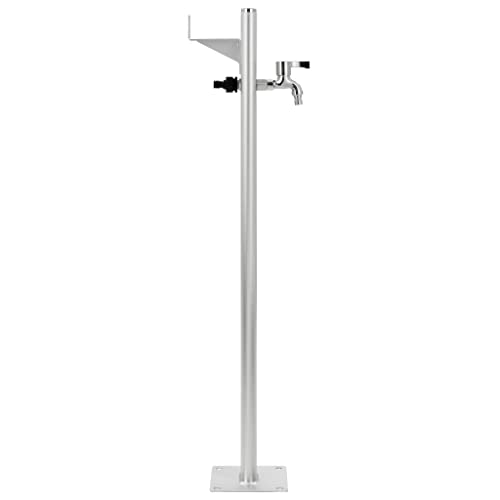 Wasserzapfsäule vidaXL Aluminium 95 cm für Garten und Außenbereich