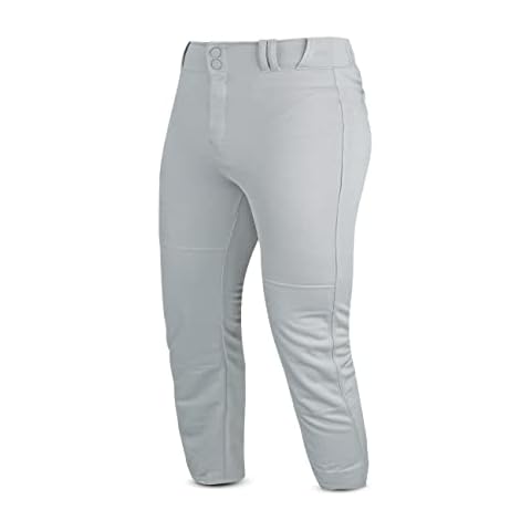 WEARCOG Boy's Baseball Pant | Grey Youth Full Length Loose Fit Baseball Pants Extra Large Size Cover