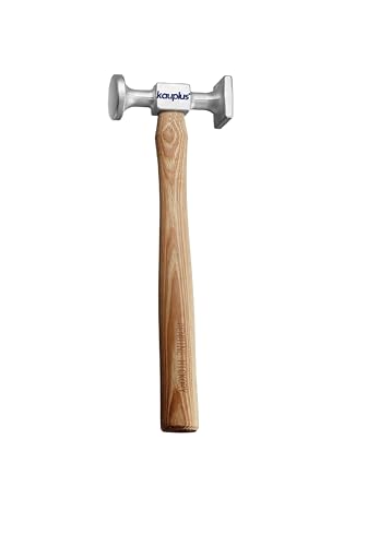Image of 3PCS Aluminum Auto Body Dent Repair Set - Metal Work Dolly Tool Kit With Chisel, Shrinking, and Utility Pick Hammers