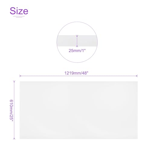 Image of DMiotech 24 x 48 x 1 Inch Plastic UHMW Sheets, Ultra High Molecular Weight Polyethylene, Opaque White Polyethylene Board for Automotive, Chemical, Manufacturing, DIY Home Kitchen
