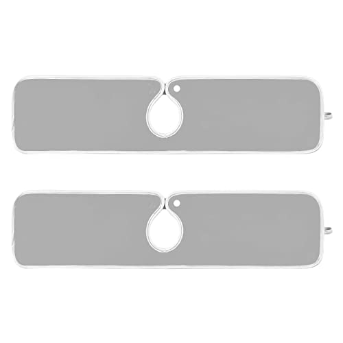 Kfbe Light Gray Faucet Absorbent Mat, Kitchen Sink Splash Guard, Faucet Splash Catcher, Faucet Mat For Kitchen Sink 2 Pack 30'' X 5.5'' 20856 #TOP7