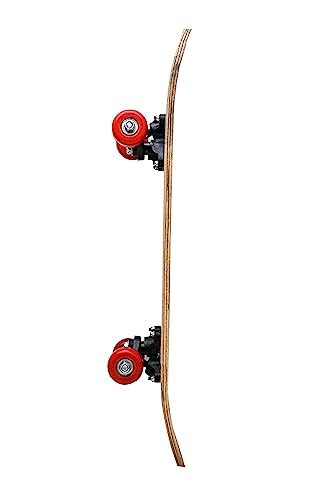 Image of BABAFAB Portable Handheld Lightweight Skateboard 24 inchX 6 inch Light Flashing 4 Wheels Mini Cruiser Skateboard, Beginners Longboard Suitable for Kids (95 car)