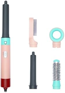 Hot Air Brush 5 In 1 – Ceramic & Ionic Hair Styler Set, Blow Dryer Brush with Comb Attachments for Curls, Waves & Smooth Blowouts 600W