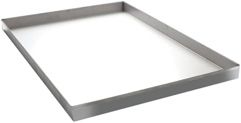 Thickened Stainless Steel Drip Tray for Air Conditioners, Durable Condensate Drain Pan, Multi-Use AC Accessories (31.5x31.5x1.6in) - Ideal for Home & Office