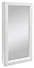 Design House 545111 Wyndham White Semi-Gloss Medicine Cabinet Mirror with 1-Door and 2-Shelves, 16-Inches Wide by 30-Inches Tall by 4.75-Inches Deep