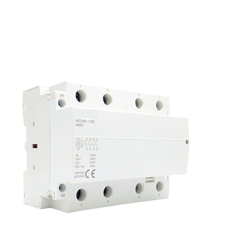 Contacteur rail Din 4P 100A 2NO2NC 24V pour tableau électrique maison