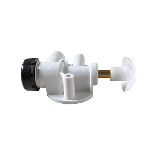 Image of 385314349 RV Water Valve Replacement Kit - Durable Anti-Leak Design for Camper, Trailer & Boat Pedal Flush Toilets, Freeze-Resistant Construction with 1 /2 inch NPT Connections