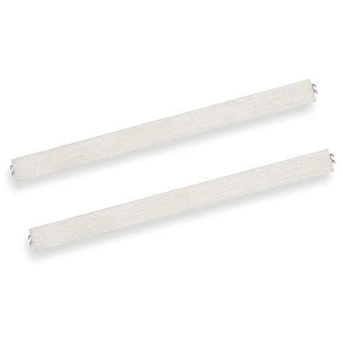 Image of evolur Full-Size Bed Conversion Rails, Designed & Tested for evolur Cribs, Durable Hardwood Build with Secure Mattress Slats, Easy Assembly - Glazed Brush White