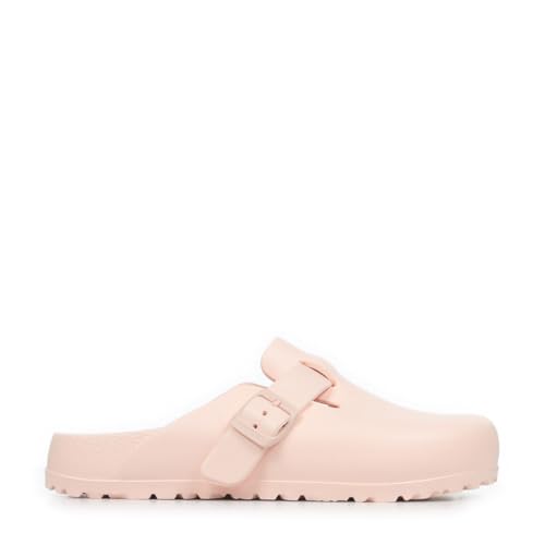 Birkenstock Boston Sandales EVA, rose clair. Sabot mode femme et fille. Plante étroite nombration du 36 au 41, rose, 40 EU Stretta