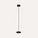 EGLO Solar Stehlampe Roccanova, Akku Standleuchte für Innen und Außen, Wohnzimmer Lampe touch dimmbar in 3 Stufen, Solarlampe aus Stahl in Schwarz, warmweiß, IP44