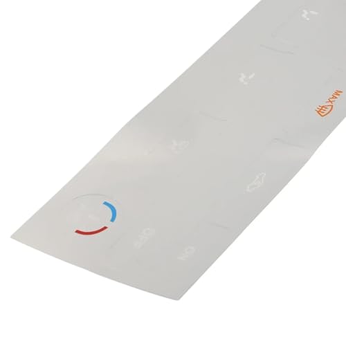 Autocollants de réparation bouton AC S-Max usé argent - 4