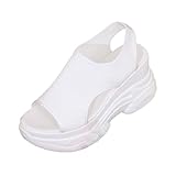 Sandales Femme Été Confortable Talon Compensé Avec Boucle Orthopédique Sandale Bout Ouvert Antidérapant Leger Bohême Chaussures Respirantes Femme Plage Décontractées Mode Fashion Chaussure