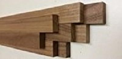 Generisch 10 Nussbaumleisten 500x32x14mm