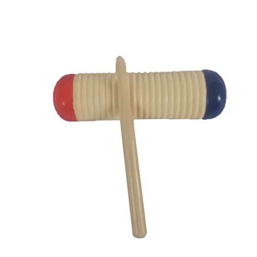 VANZACK Premium Wooden Guiro Shaker Fun Percussion Musical Instrument for Development and Exploration for Learning and Play