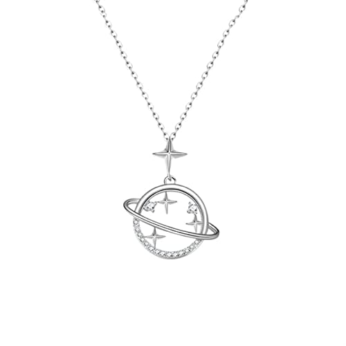 Pendentif planète argent 925 pour un cadeau d'anniversaire inoubliable